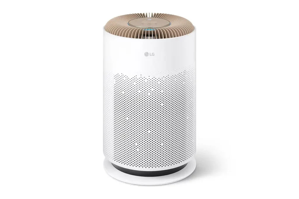 LG PuriCare 360º HIT Air Purifier (Brown) with compact and complete air purification