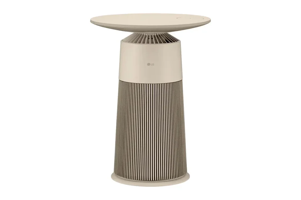 LG PuriCare AeroFurniture Air Purifier (Clay Brown) with Wireless Charging
