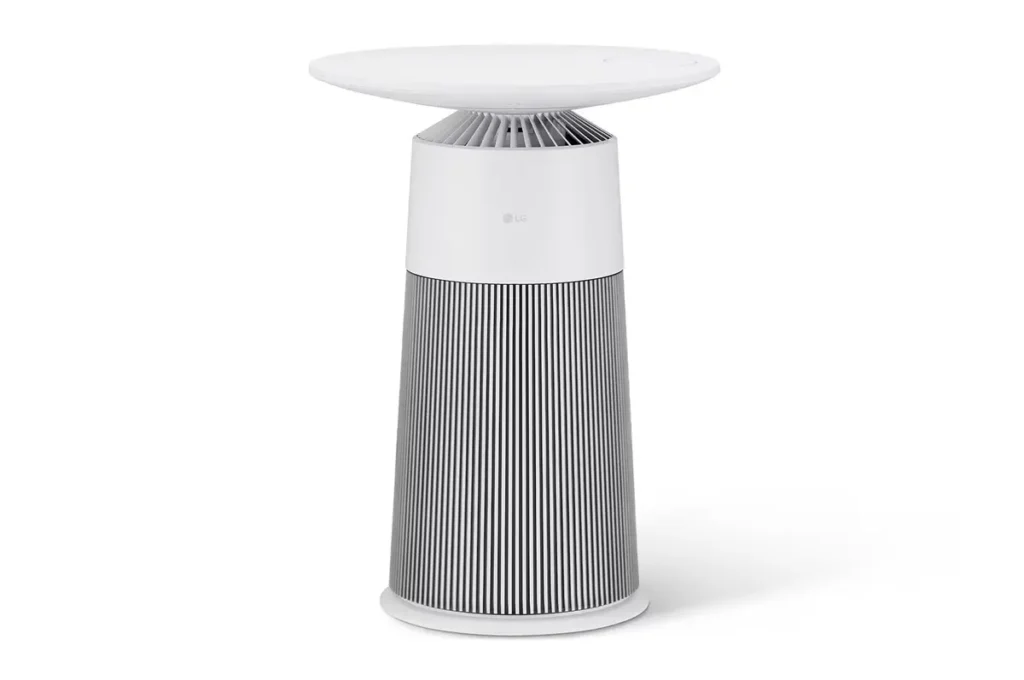 LG PuriCare AeroFurniture Air Purifier (Essence White) with Wireless Charging
